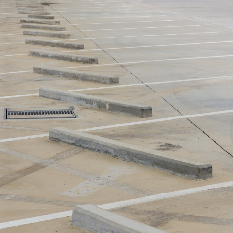 Concrete-parking-bumpers-driveways